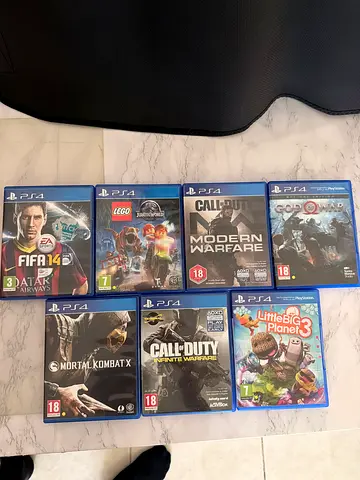 Bundle of 7 PS4 Games - $% Of War (Day one edition), Call of Duty, Mortal Kombat, More