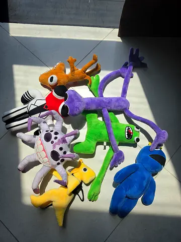 Rainbow friends plushies