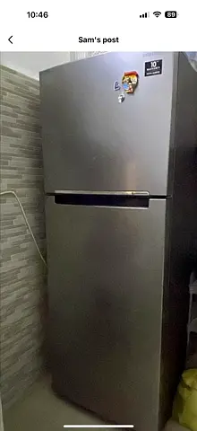 Used double-door refrigerator - good working condition