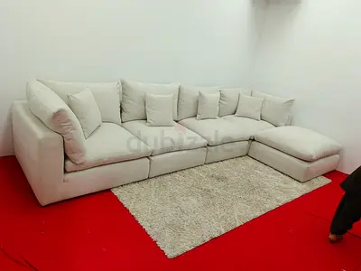 Expensive quality The one brand modular sofa with ottoman