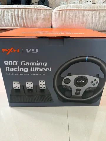 PXN V9 900° Force Feedback Racing Wheel with Pedals (Like New)
