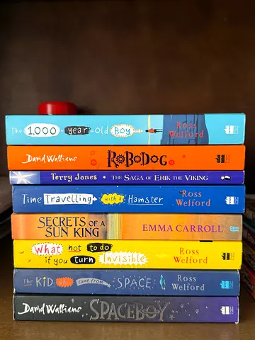 Childrens book set — David Walliams  Ross Welford titles (8 books)