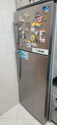 465 liters Used Silver Double-Door Refrigerator - perfect Working Condition