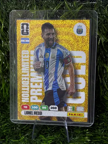Lionel Messi GOLD Limited Edition Panini FIFA World Cup 2026 Adrenalyn XL Argentina