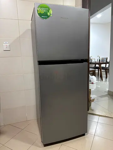 Gray Hisense Top Freezer Refrigerator - Excellent Working Condition (Negotiable)
