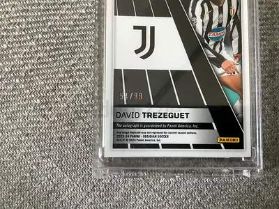David Trezeguet Signed Juventus Limited Edition Football Card (54/99)