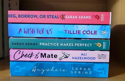 Stack of 5 Contemporary Romance Paperbacks