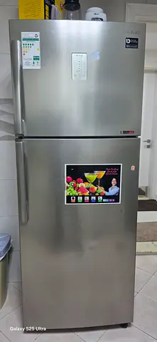 Samsung Double Door Refrigerator - Stainless Steel, Good Working Condition,digital inverter