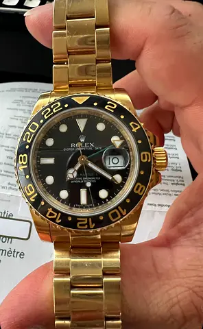 Rolex GMT II yellowgold
