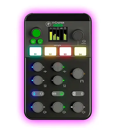 Mackie M•Caster Studio Desktop Live Streaming Mixer
