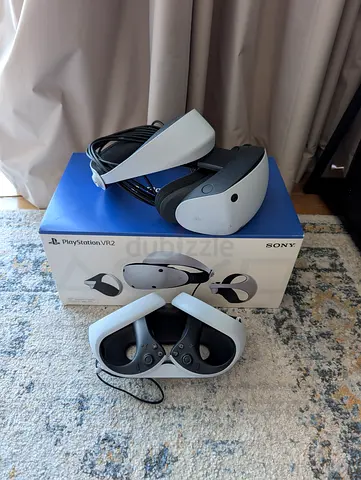 Sony PSVR2 headset with Sense controllers  PC Adapter - Excellent Condition