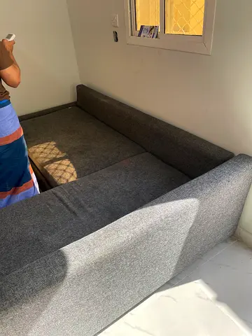 L type sofa cum bed