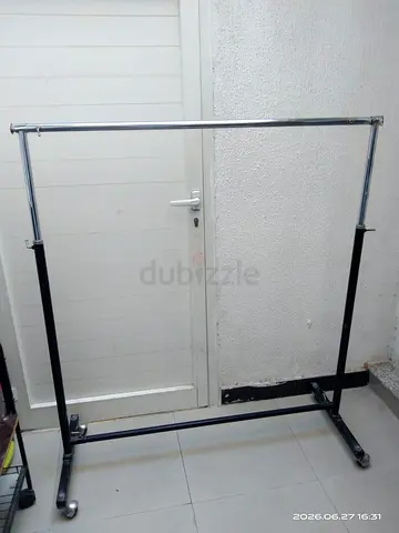 Sturdy Portable Clothing Rack with Wheels