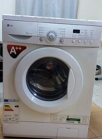 LG Front Load Washing Machine 5kg, A++ Energy, Good Working Condition