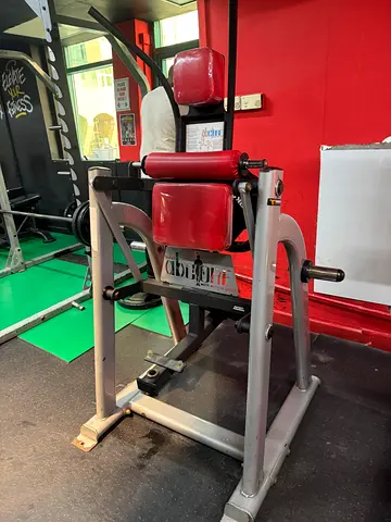 Used gym ab crunch / abdominal machine - sturdy commercial frame