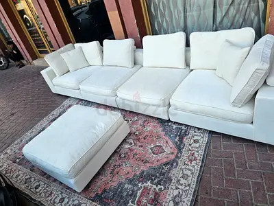 Selling As Good Condition High Quality Marina Home Modular Sofa with footstool