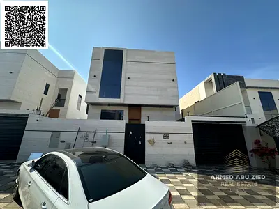 فيلا فاخرة أول ساكن للإيجار السنوي في الحليو 2 عجمان مكونة من 5 غرف ماستر ومجلس وصالة وغرفة خادمة ومطبخين وتكييف مركزي