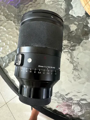 Sigma 35mm for sony 1.2F