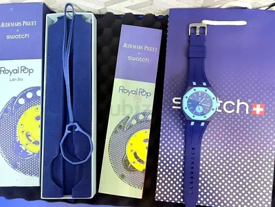 Audemars Piguet x Swatch Royal Oak Royal Pop Blue Automatic Master Quality CopyWatch Limited Edition