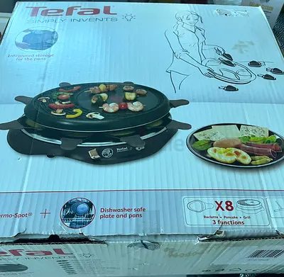 Tefal Raclette + Grill + Crepe maker