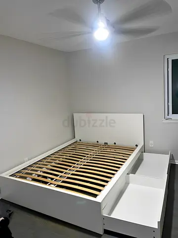Ikea bed and mattress/queen size