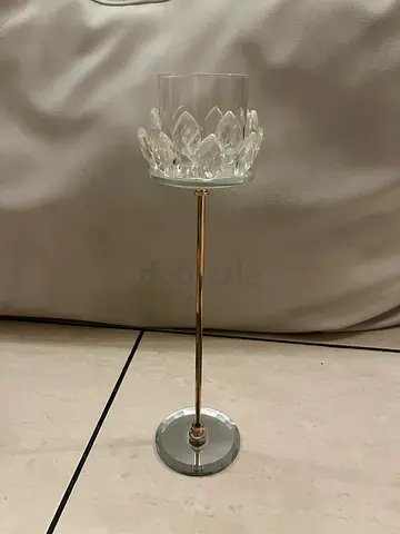 Crystal Lotus Tealight Candle Holder