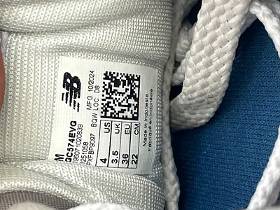 Used New Balance Mens White Sneakers - Size 4.5 UK / 36 EU