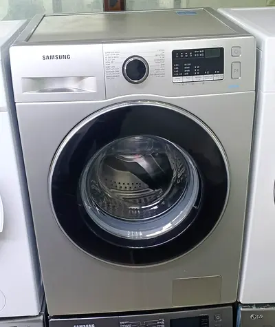 Samsung Front Load Washer - Silver, 8 kg Good Working Condition free home delivery