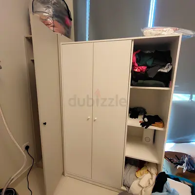 Freestanding wardrobe cabinets all 3 pcs
