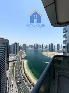Three rooms, Al Shahd Tower, sea view