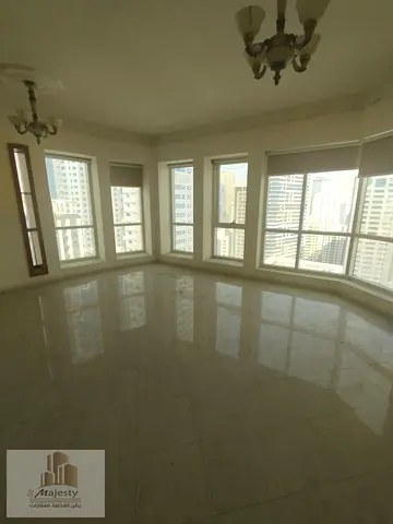 Apartment with 2 bedrooms and a living room available for rent in Sharjah, Al Qasba area