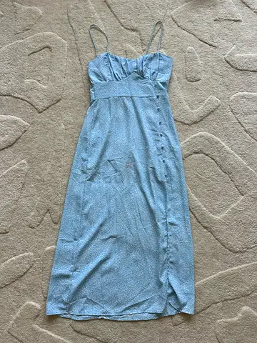 Zara light blue summer dress
