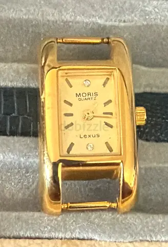 Gold-tone Moris Lexus quartz ladies watch (needs strap) collection