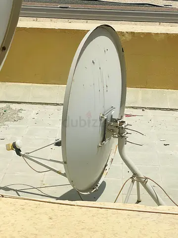 Used Satellite Dish with LNB and Mounting Bracket