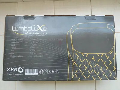 Zero Lumboluxe Advanced Backrest Massager - Brand New in Box