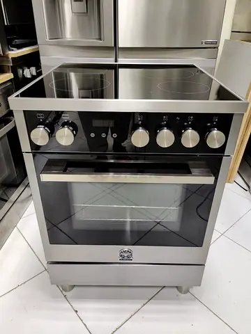 La Germania latest model full electric ceramic 4 hobs stove oven fan cooking range 60x60