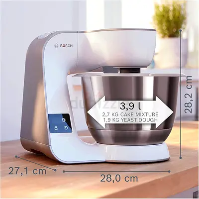 Bosch Stand Mixer 3.9L — Compact Kitchen Mixer in White