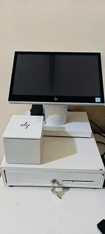 HP All-in-One POS Monitor with Cash Drawer and Receipt Printer plus software one Tim payment