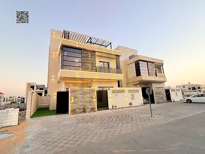 فيلا فاخرة من 3 طوابق للبيع في أفضل مناطق عجمان، شاملة رسوم التسجيل والتمليك، بتشطيب راقٍ وموقع استراتيجي قريب من جميع الخدمات والمرافق الحيوية.
