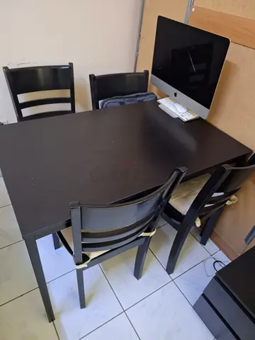 Dining table with chairs