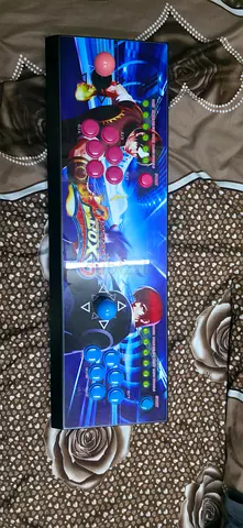 Arcade-style Fight Stick Controller with Dual Joysticks and Buttons with adapter