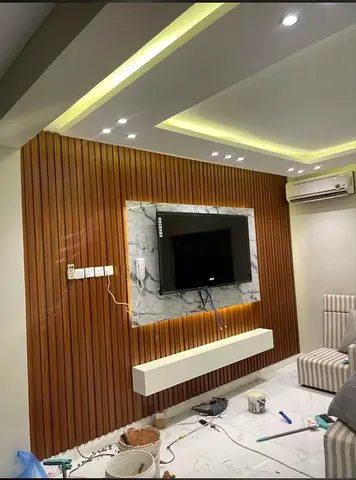 Luxury TV unit wall design