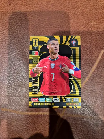 Cristiano Ronaldo golden baller panini