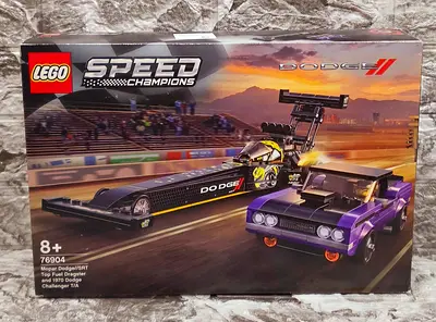 LEGO® Speed Champions Mopar Dodge SRT Top Fuel Dragster  1970 Dodge Challenger TA 76904 (627 pcs)