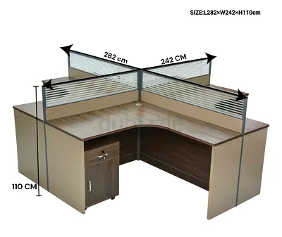 Modern 4 person office workstation for sell :-