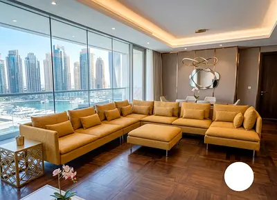 U Shape Sofa Set with Ottoman Excellent Condition