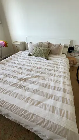 Double bed and mattress Ikea