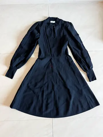 Sandro black dress XS-S