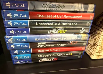 Bundle of PS4 Games – 9 Titles including $% of War Ragnarok, The Last of Us Remastered