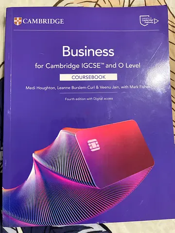 Cambridge IGCSE and O Level Business Studies Coursebook
